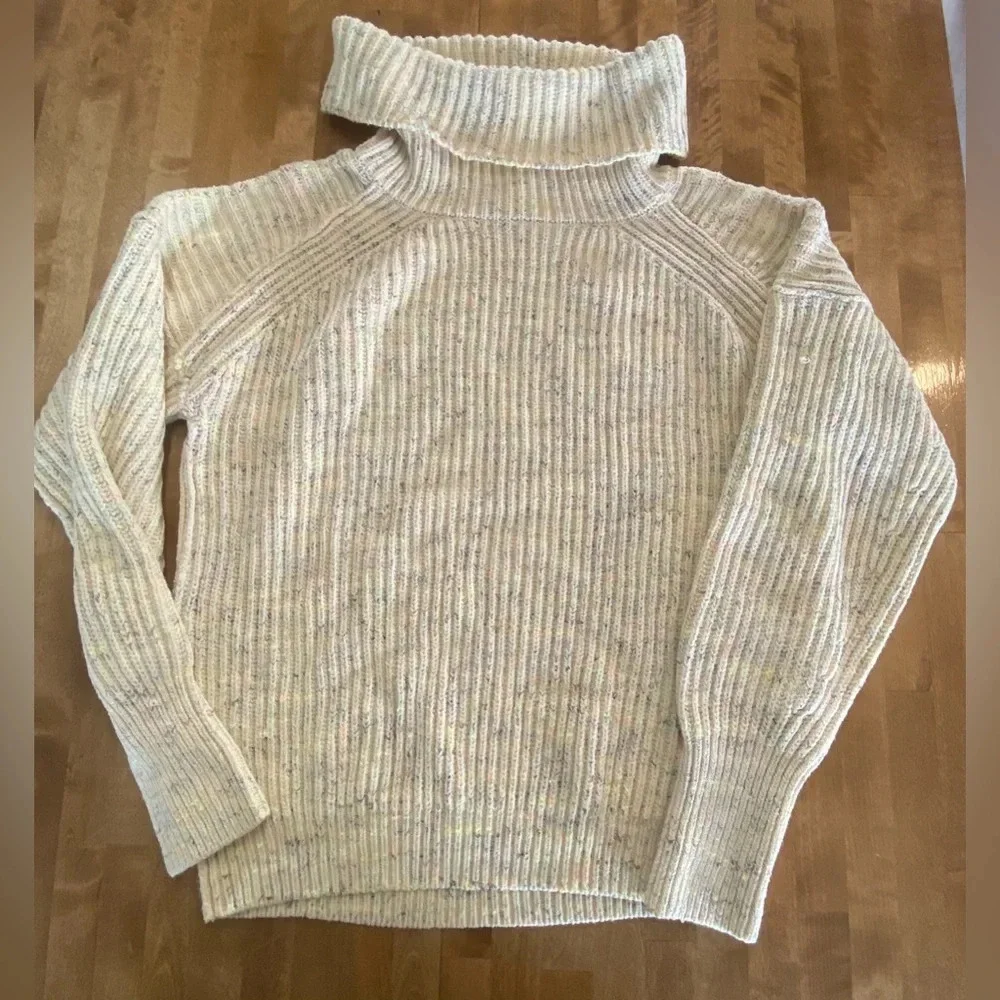 FREE PEOPLE Leo Tunic Sweater XS‎ $168 Retail Oversized Yellow Multicolored NWOT